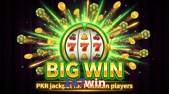 Big win animation on 147Win slot game